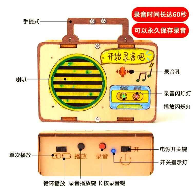 制作属于自己的录音机 从回忆到科学实践的探索之旅——录音制作